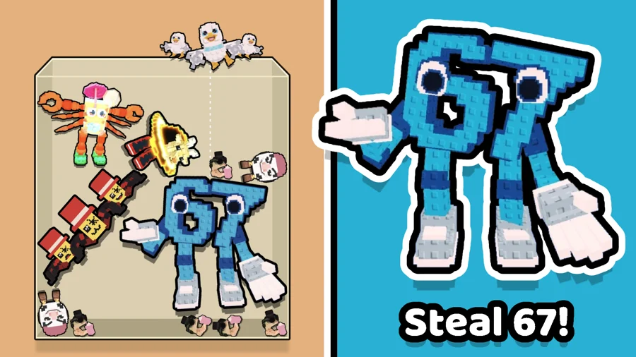 Play 67 Steal a Brainrot Game